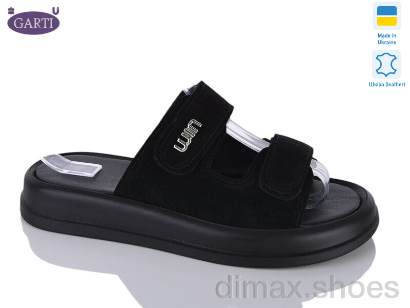 Garti 0115 чорний замш
