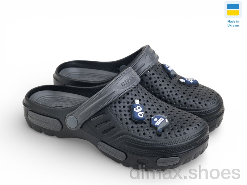 Rai shoes СД48 чорний-графіт