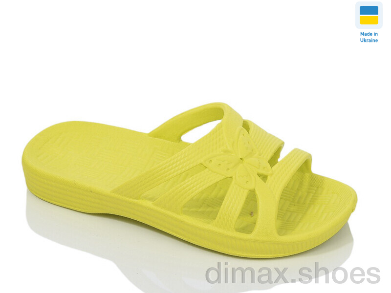 Lot Shoes Tismel метелик жовтий Шлепки