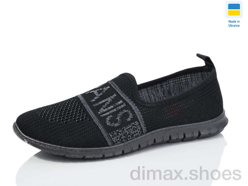 Lot Shoes N599 чорний Слипоны