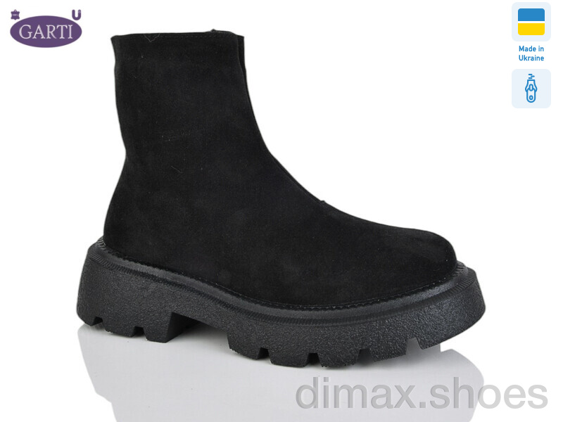 Garti 6725 чорний замш