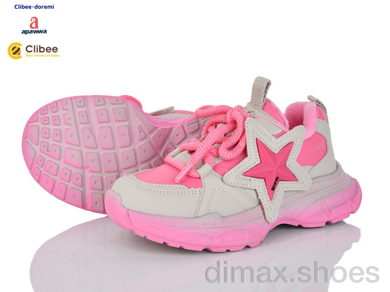 Clibee-Doremi AB610-1 фліс grey-pink