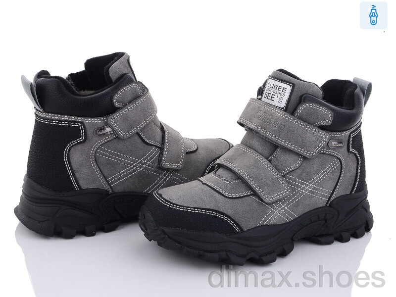 Цветик H310 grey-black Ботинки