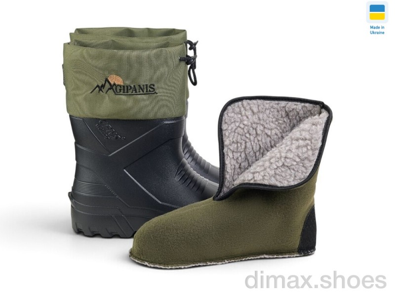 Rai shoes RM-142A чорний-хакі