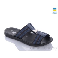 DeMur H blue-black Шлепки
