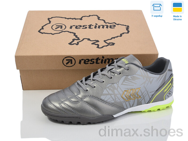 Restime DM024405-1 grey Футбольная обувь