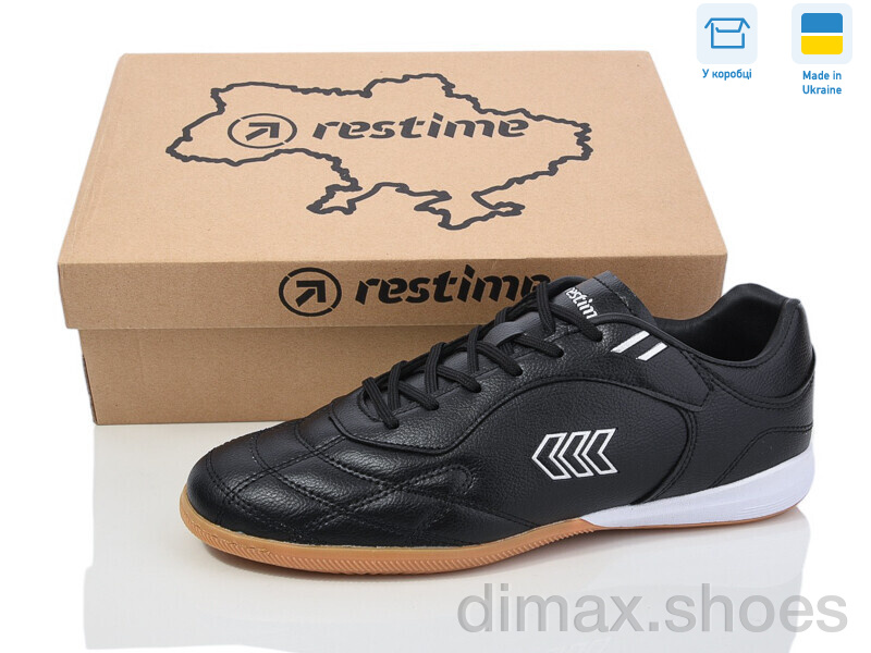 Restime DM024123 black Футбольная обувь