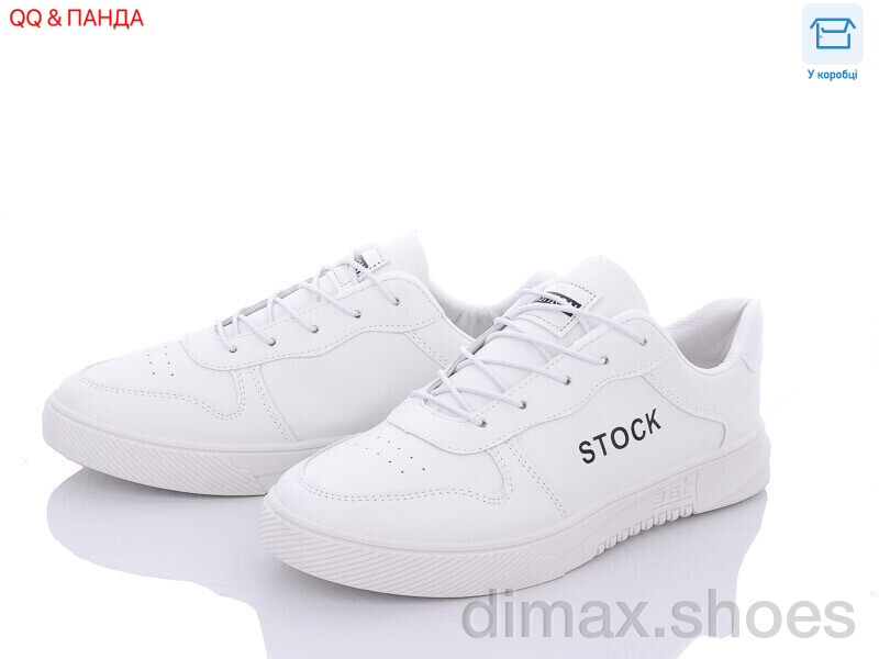 QQ shoes ABA77-101-1 white-black Кроссовки