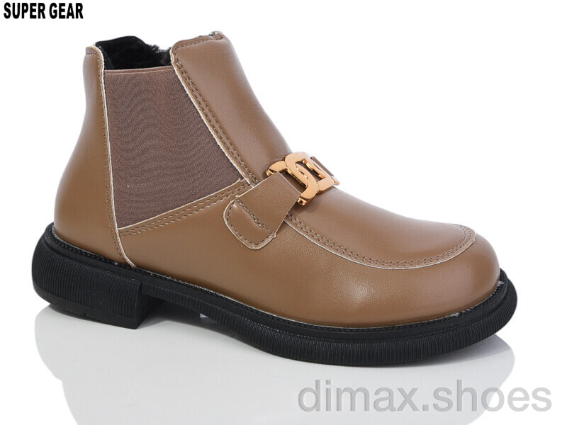 Super Gear B829-6 brown Ботинки