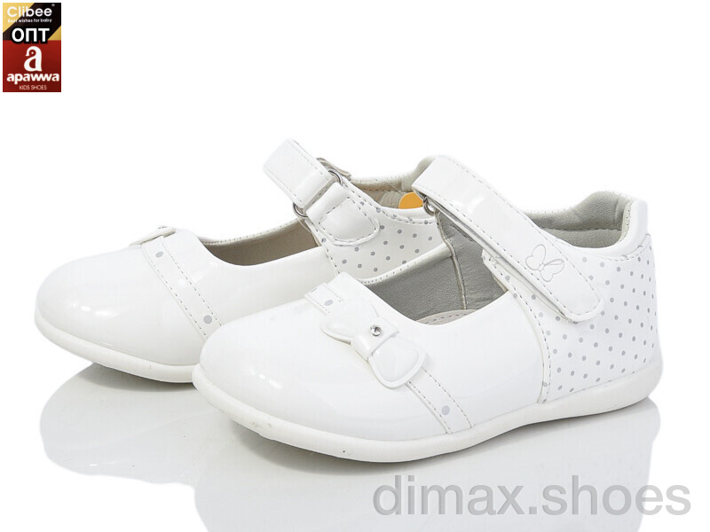 Clibee D605 white 25р Туфли