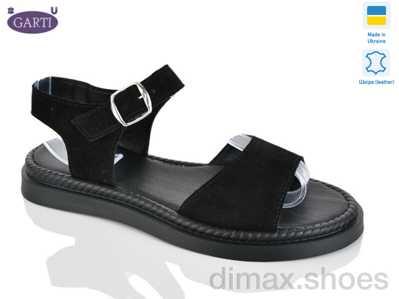 Garti 2514 чорний замш