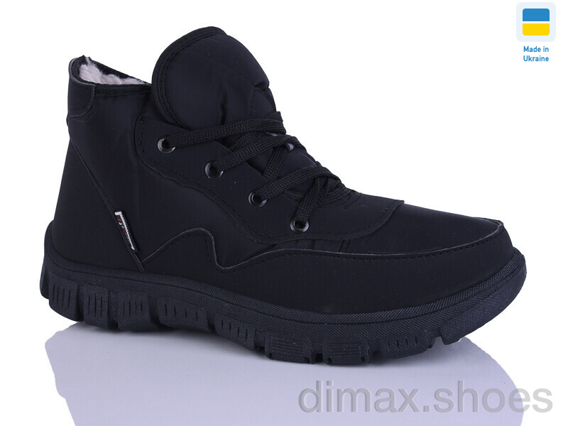 DeMur 1112 чорний чорна підошва