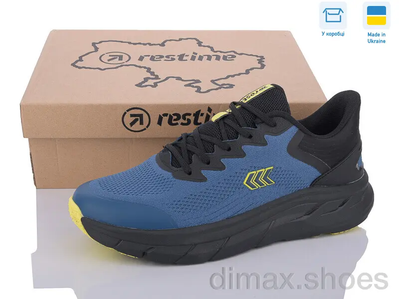 Restime EML24028 navy-yellow