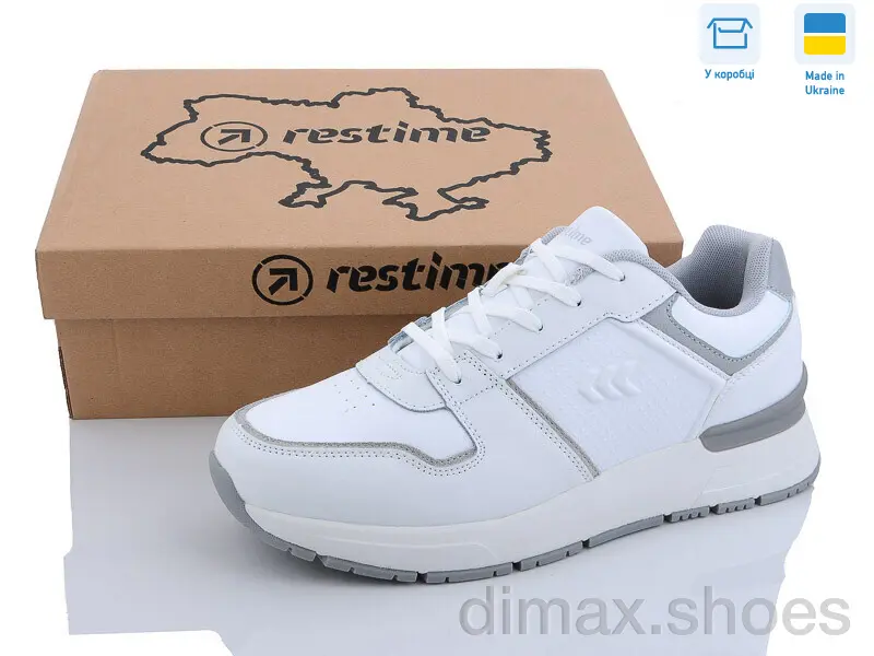 Restime AMO23304 white Кроссовки
