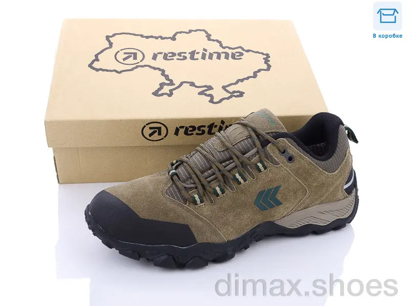 Restime AMB23990 l.brown Кроссовки