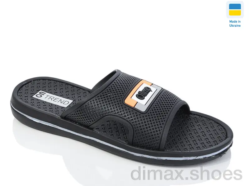 Lost Shoes N205 чорний Шлепки