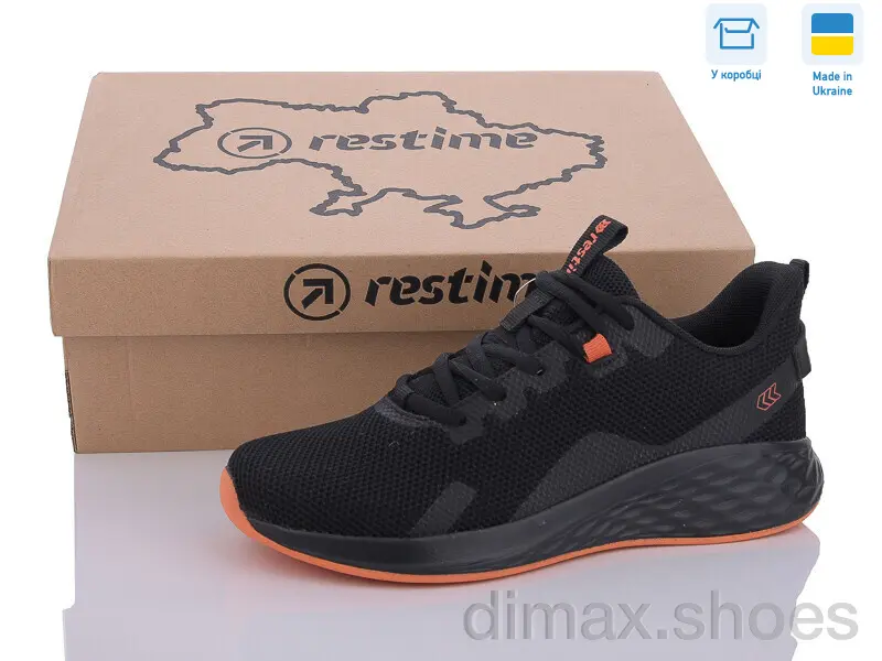 Restime EWL24099 black-orange