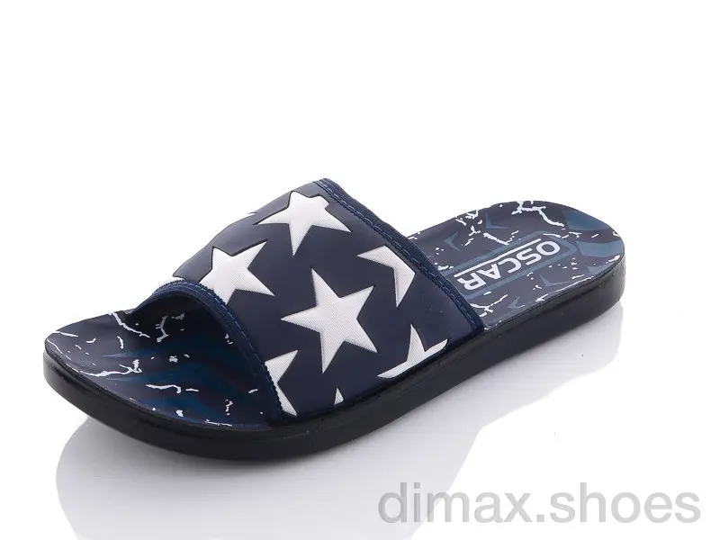 Oscar S45 blue Шлепки